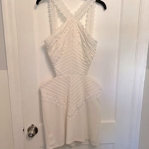 Women Sexy V-Neck Bodycon Mini Dress For Party ,Cocktail or Clubwear size L